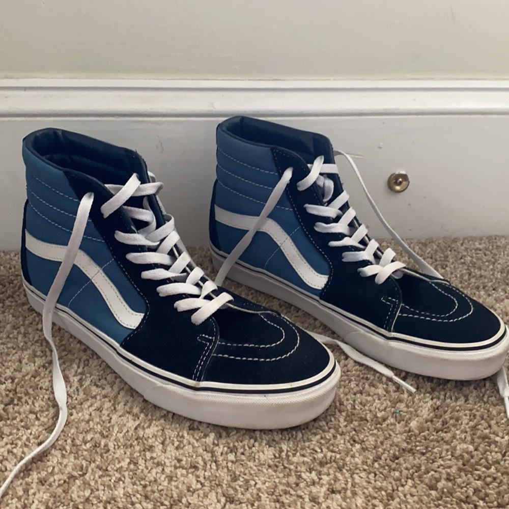 Vans High top sneakers Blue and black - Picture 2 of 5